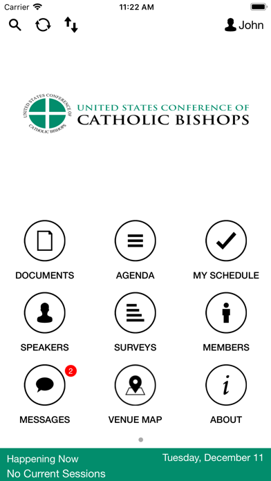 USCCB Meetings screenshot 2