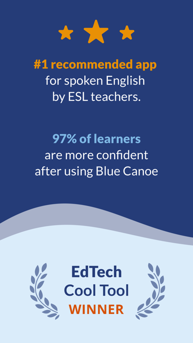 Blue Canoe: 英語・スピーキングのスクリーンショット1 Blue Canoe: 英語・スピーキングのスクリーンショット1