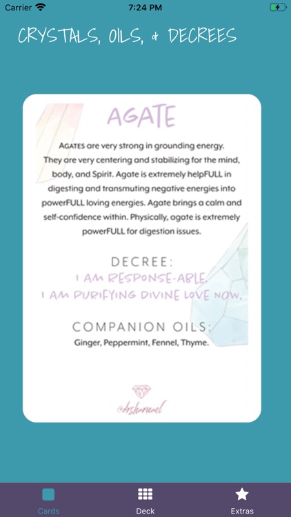 Crystals, Oils, & Decrees