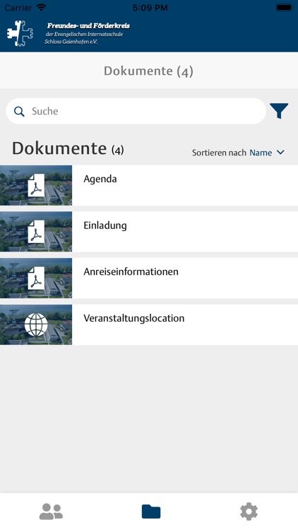 Gaienhofen Alumni App