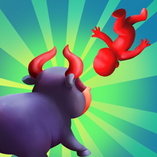 Angry Bull Chase Icon