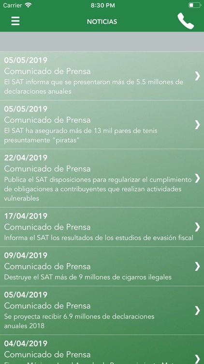 SAT Móvil screenshot-6