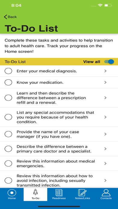 Pediatric to Adult Care screenshot 3