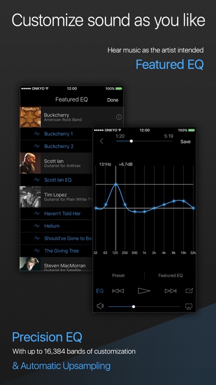 Onkyo HF Player - Hi-Res Music screenshot-2