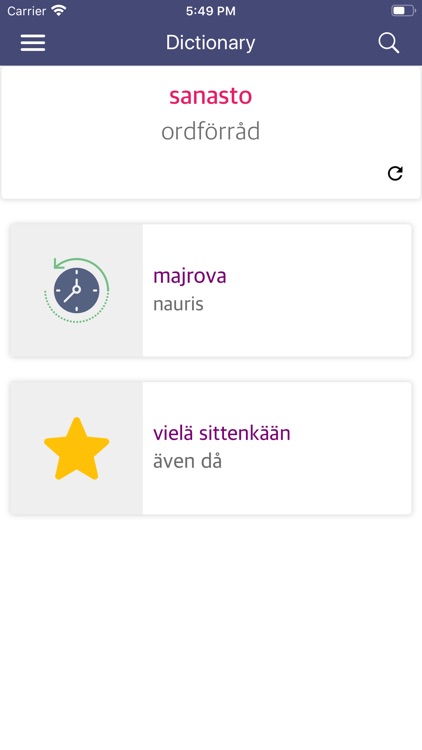 Finnish-Swedish Dictionary screenshot-5