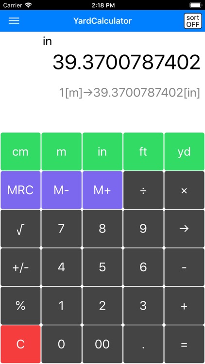 Yard Calculator -yard conv-