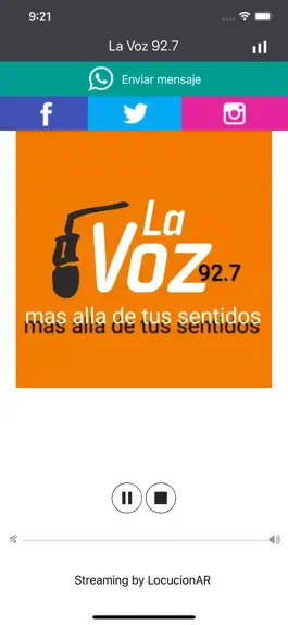 Game screenshot La Voz 92.7 apk