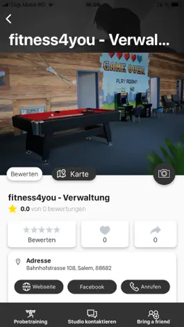 Game screenshot fitness4you bodensee apk