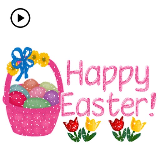 Animated Happy Easter Sticker iOS App