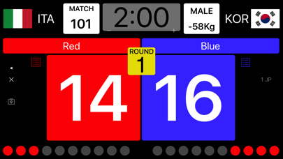 Screenshot of Taekwondo Training Scores1