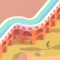 Aquavias is a puzzle game, in which your task is to prevent drought in the city