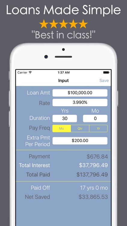 Loan Calculator - Debt Payoff