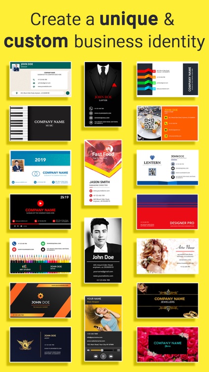 Business Card Maker, Make Card