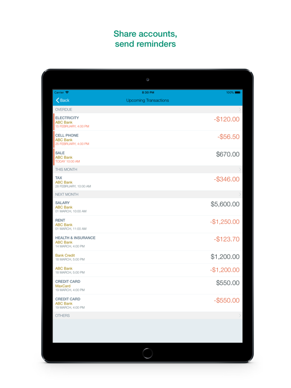Account Book - Money Manager screenshot 3