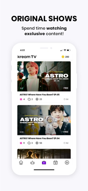 Kream - Trivia, Video & News(圖4)-速報App