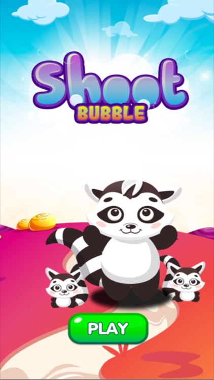 Shoot Bubble - Raccoon Babies