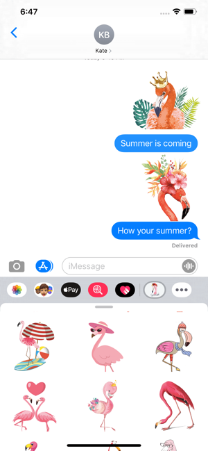 Flamingo Tropical Stickers(圖2)-速報App