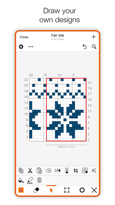 Knitting Chart App