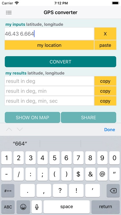 GPS coordinates converter screenshot-4