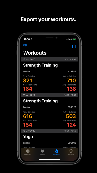 HealthStats - Export ... screenshot1