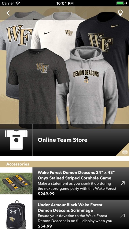 Wake Forest Gameday App