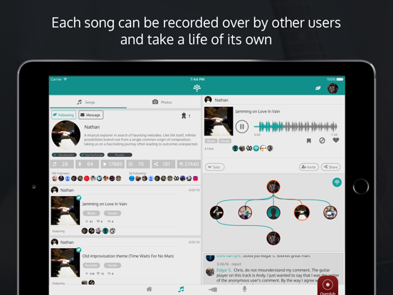 Songtree Recorder - Make Music and Jam Online screenshot