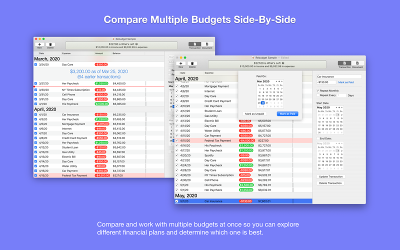 Rebudget - Personal Finances screenshot 3