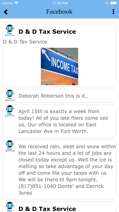D&D Tax Service screenshot 3