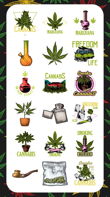 Weed Firm Marijuana Emojis App