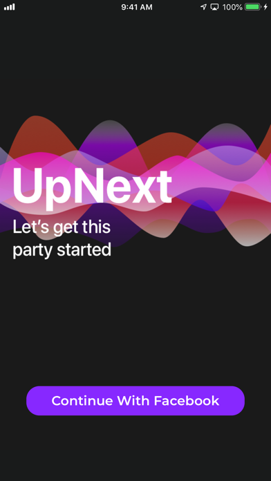 How to cancel & delete UpNext Party from iphone & ipad 1