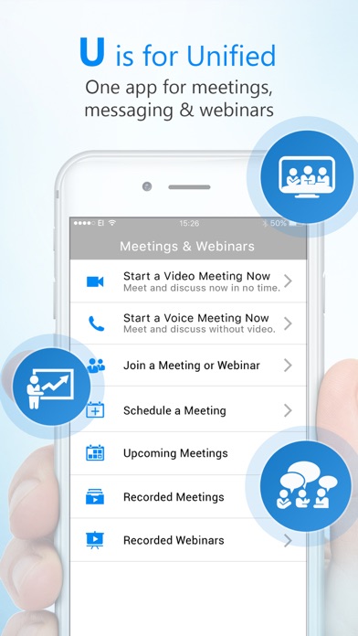 How to cancel & delete U Messenger, Meeting, Webinar from iphone & ipad 1