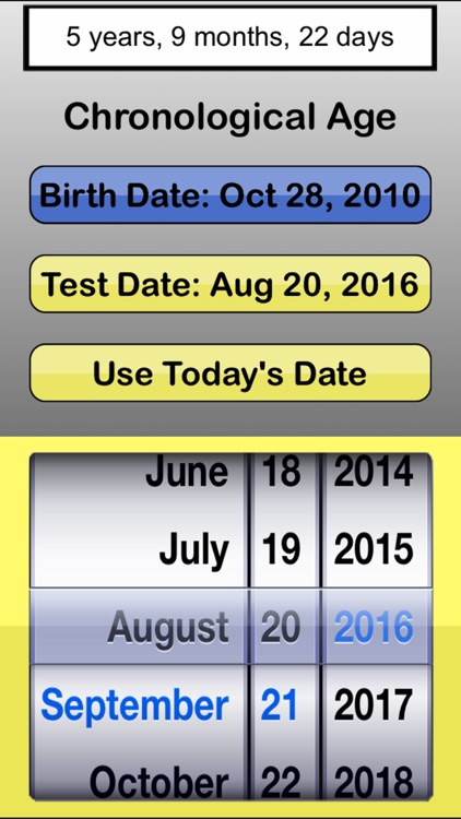 #1 Chronological Age Calculatr