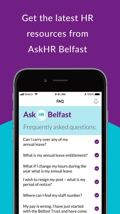 How to cancel & delete AskHR Belfast from iphone & ipad 1