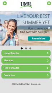umr claims & benefits iphone screenshot 1