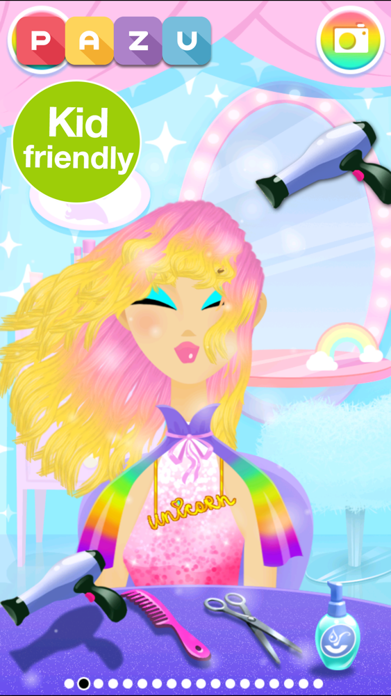 Girls Hair Salon Unicorn App For Iphone Free Download Girls Hair