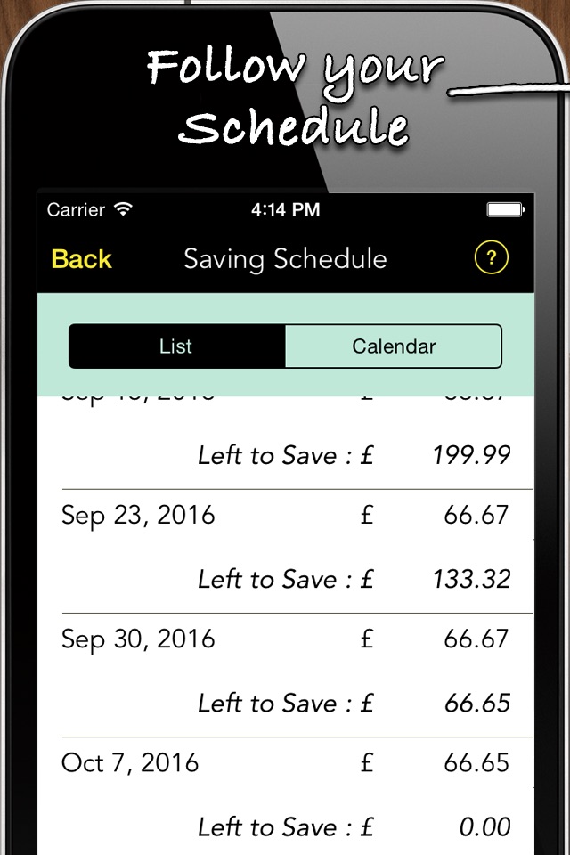 Savings Goals screenshot 4