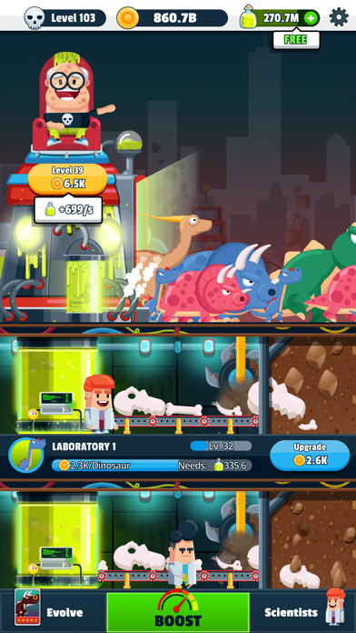 Dino Chaos Idle screenshot 3
