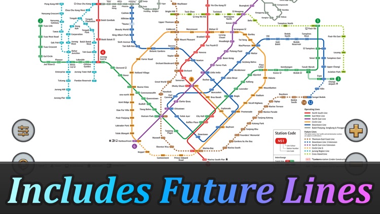 Singapore MRT Map Route(Pro) screenshot-4