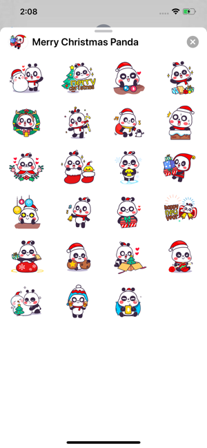 Merry Christmas Panda(圖2)-速報App