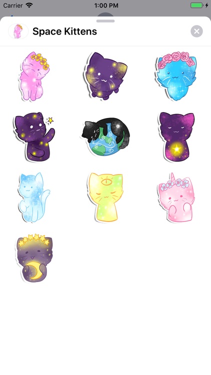 Space Kittens Sticker Pack