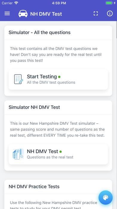New Hampshire DMV Test screenshot 3