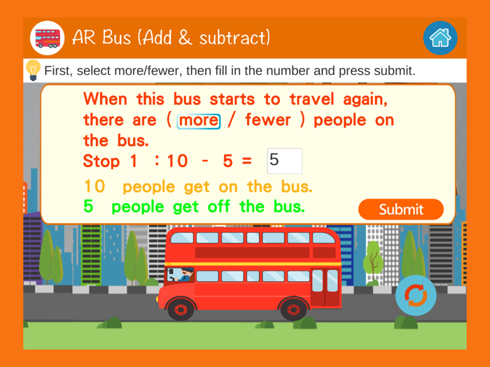 AR 巴士 加減 雙語版