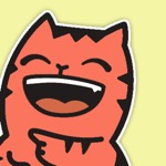 Red Pu The Amazing Cat Sticker