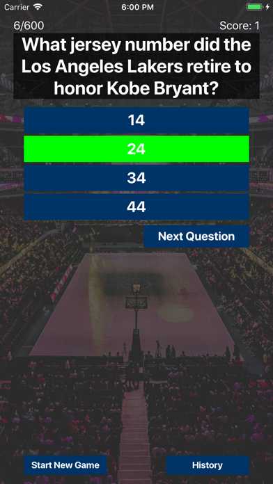 Basketball Trivia Pro 50fifty screenshot 2