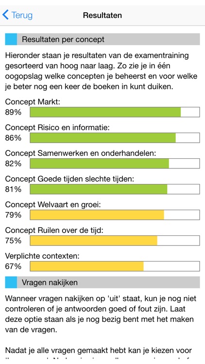 Examentraining Havo Economie screenshot-3
