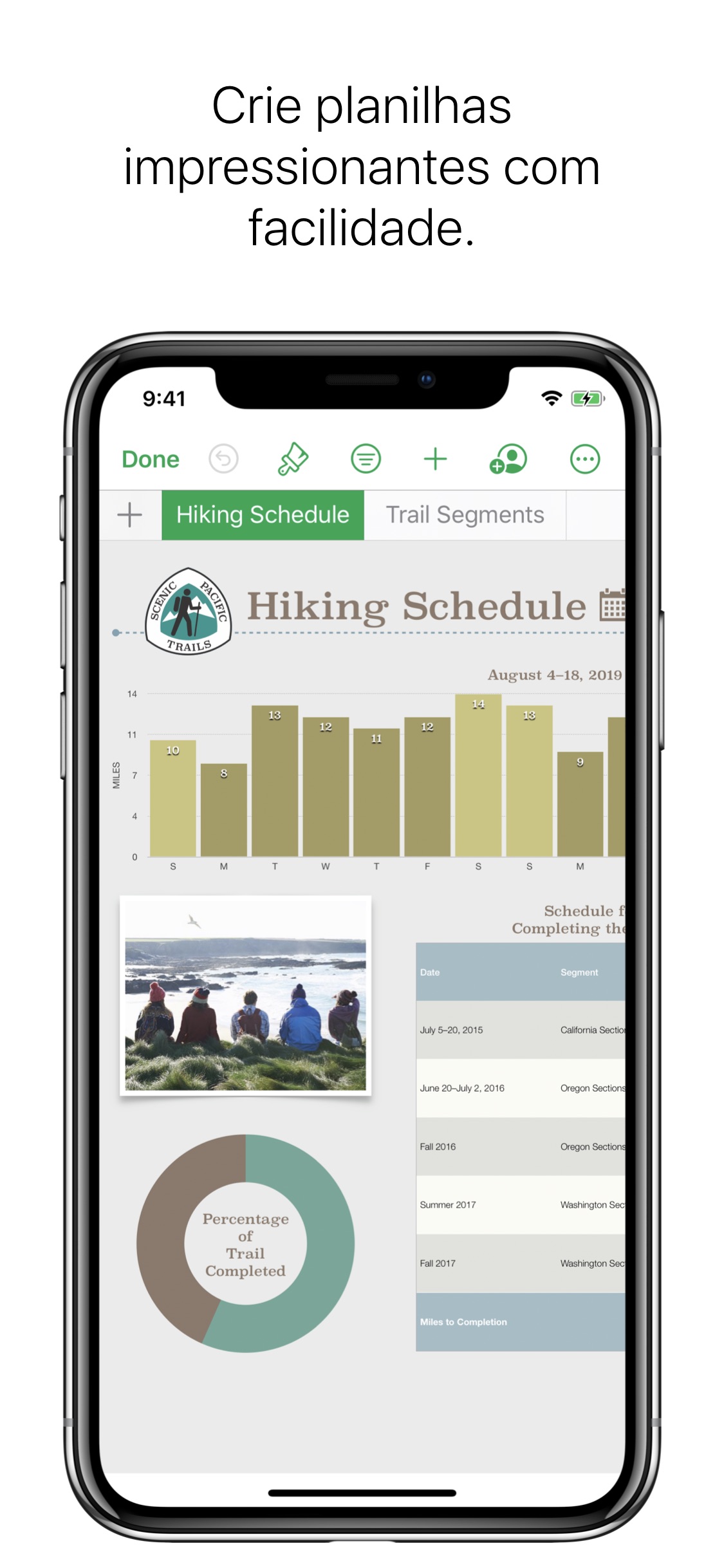 Screenshot do app Numbers