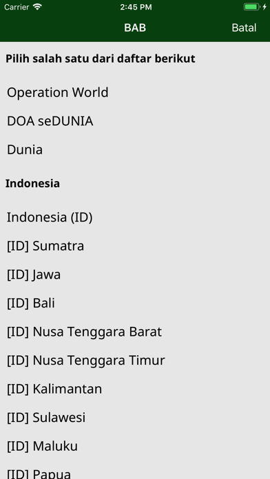 How to cancel & delete Doa seDunia -- Operation World from iphone & ipad 2