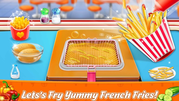 Sandwich & Fries Maker Game