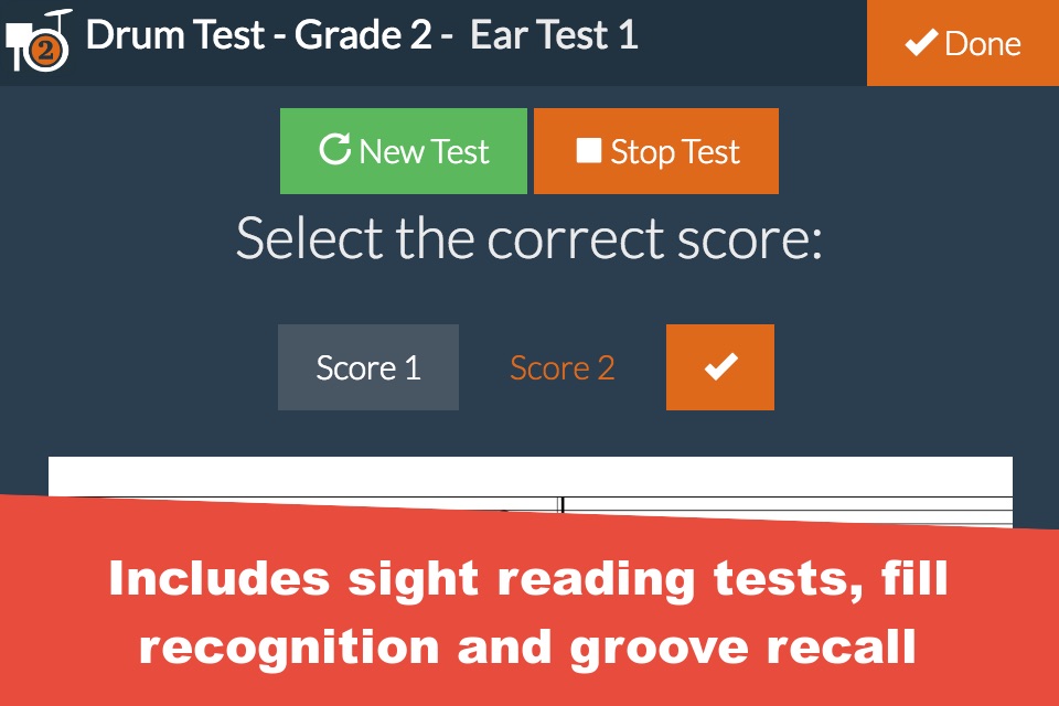 Grade 2 Drum Test Practice screenshot 3