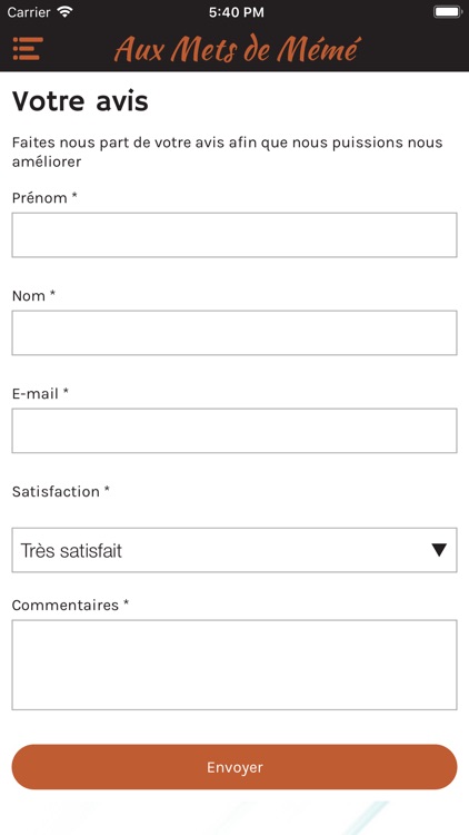 Aux Mets de Mémé screenshot-3